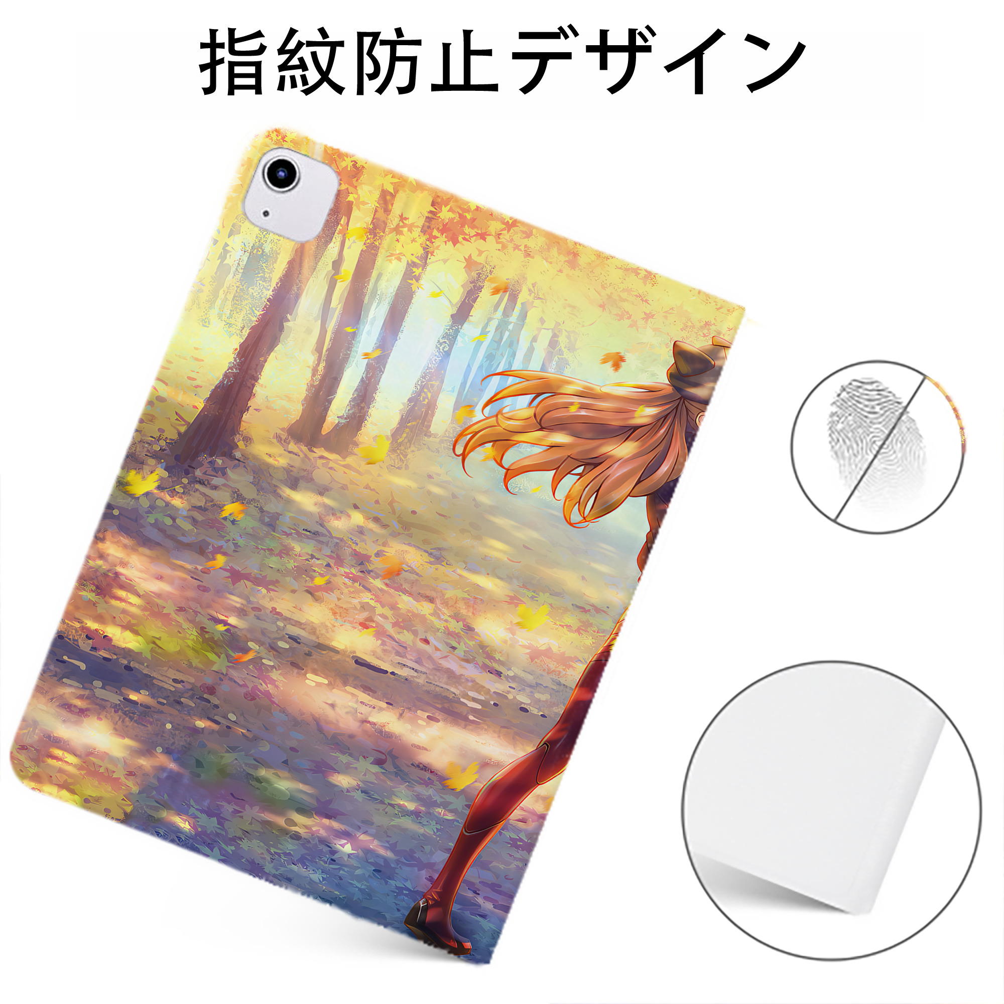 （画像用） EVA 新世紀エヴァンゲリオン IPadケース ペンホルダー付き ブックスタイルデザイン